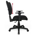 Cadeira B-ONE Back System com Braços Reguláveis – Corino Preta – 31010 VILLA Móveis para Escritório Executiva 11