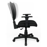 Cadeira B-ONE Back System com Braços Reguláveis – Corino Preta – 31010 VILLA Móveis para Escritório Executiva 12