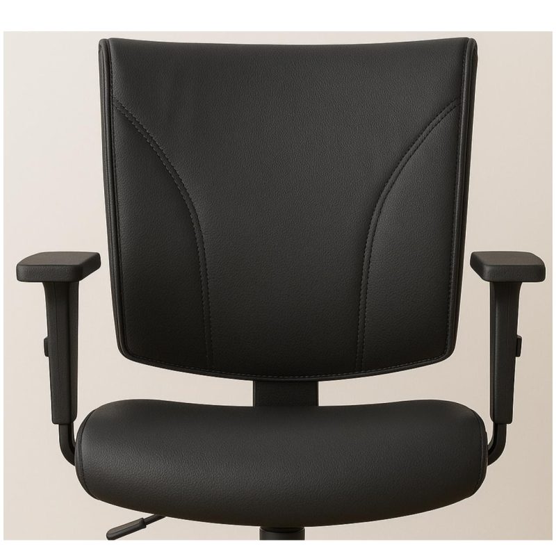 Cadeira B-ONE Back System com Braços Reguláveis – Corino Preta – 31010 VILLA Móveis para Escritório Executiva 7