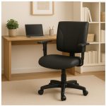 Cadeira B-ONE Back System com Braços Reguláveis – Corino Preta – 31010 VILLA Móveis para Escritório Executiva 17