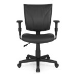 Cadeira B-ONE Giratória com Braços Reguláveis – Corino Preto – 31009 VILLA Móveis para Escritório Executiva 11