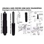 Cadeira B-ONE Giratória com Braços Reguláveis – Corino Preto – 31009 VILLA Móveis para Escritório Executiva 16