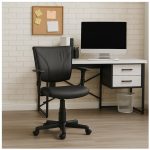 Cadeira B-ONE Giratória com Braços Reguláveis – Corino Preto – 31009 VILLA Móveis para Escritório Executiva 19
