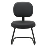 Cadeira Executiva LISA Base em “S” – Corino Preto – 31013 VILLA Móveis para Escritório Cadeiras Fixas 12