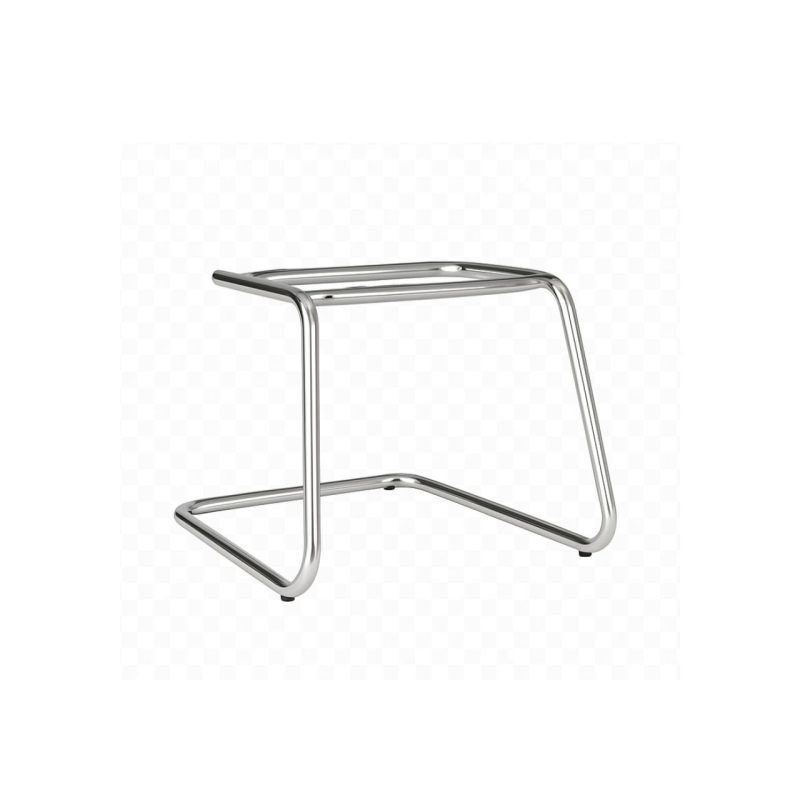 Cadeira Executiva LISA Base em “S” CROMADA – Corino Preto – 31015 VILLA Móveis para Escritório Cadeiras Fixas 7