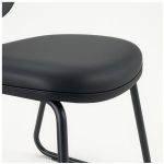Cadeira Executiva LISA Base Trapézio – Corino Preto – 31030 VILLA Móveis para Escritório Cadeiras Fixas 16