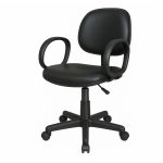 Cadeira Executiva LISA Giratória com Braço Corsa – Corino Preto – 31001 VILLA Móveis para Escritório Executiva 13