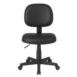 Cadeira Executiva LISA Giratória Sem Braços – Corino Preto – 31000 VILLA Móveis para Escritório Executiva 12