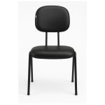 Cadeira Secretária 04 pés – Cor Preto – PMD – 31102 VILLA Móveis para Escritório Cadeiras Fixas 12