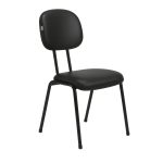 Cadeira Secretária 04 pés – Cor Preto – PMD – 31102 VILLA Móveis para Escritório Cadeiras Fixas 13