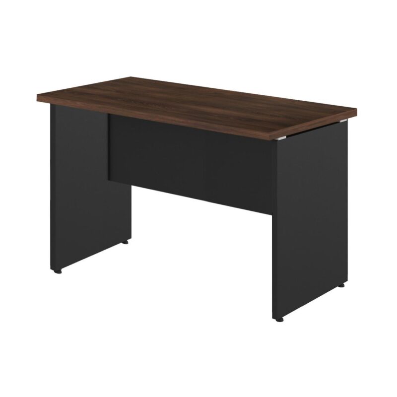 Mesa Escritório PÉ PAINEL – 1,35×0,60m – C/ Gavetas – MARSALA/PRETO – 25421 VILLA Móveis para Escritório Linha 30 mm 3