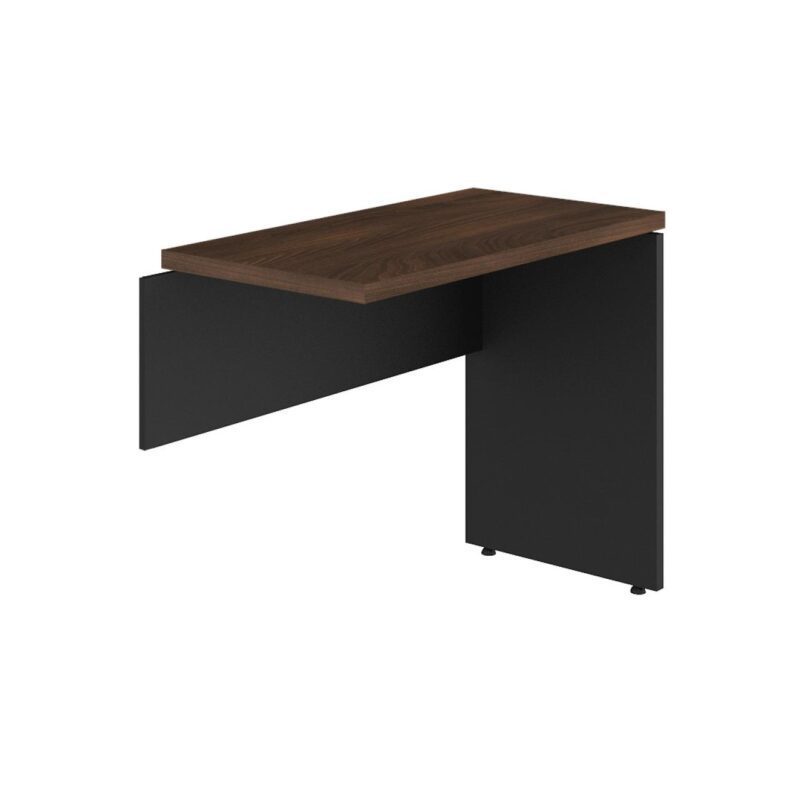 Mesa AUXILIAR SIMPLES 30mm – 0,90×0,45m MARSALA / PRETO – 51016 VILLA Móveis para Escritório Linha 30 mm 2