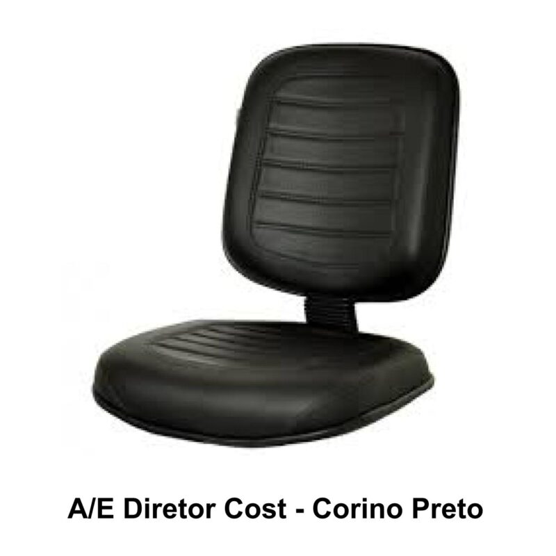 A/E Diretor Costurado GOMADA – Cor PRETA – 38002 VILLA Móveis para Escritório Diretor 2