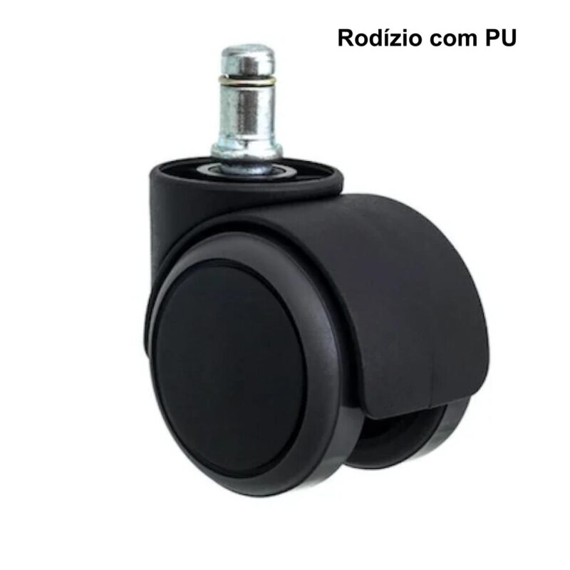 Rodízios para Cadeira com “PU” – Preto – 87705 VILLA Móveis para Escritório Acessórios para Cadeiras 2