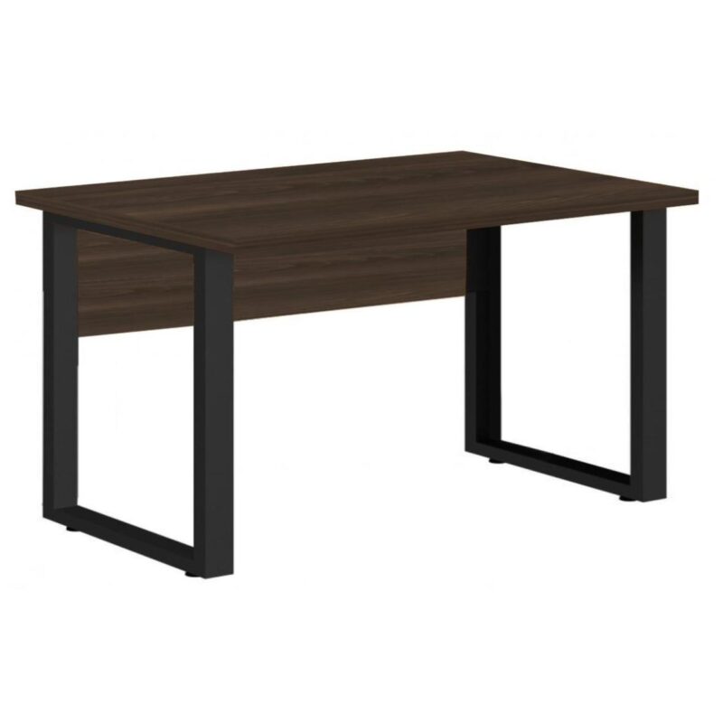 Mesa Escritório PÉ QUADRO 1,70×0,70m -S/ Gavetas – MARSALA/PRETO – 25474 VILLA Móveis para Escritório Linha 30 mm 2