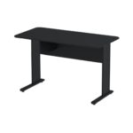 Mesa Escritório 1,20×0,60m c/ Gavetas – Cor Preto – 44090 VILLA Móveis para Escritório JOB Preto 15 mm 10