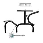 Mesa p/ Refeitório ESCAMOTEÁVEL 10 Lugares – MDP BRANCO DE 25 MM 50048 VILLA Móveis para Escritório Escamoteável 8