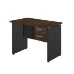 Mesa Escritório PÉ PAINEL – 1,35×0,60m – C/ Gavetas – MARSALA/PRETO – 25421 VILLA Móveis para Escritório Linha 30 mm 7