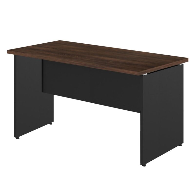 Mesa Escritório 1,70×0,60m – S/ Gavetas MARSALA / PRETO – 23474 VILLA Móveis para Escritório Linha 30 mm 2