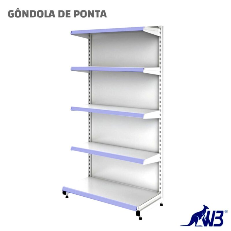 Ponta de Gôndola 1,62×0,90m 15009 VILLA Móveis para Escritório Centro 2