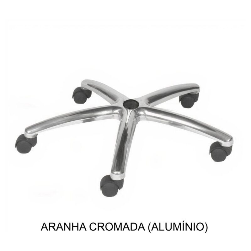 Aranha CROMADA (ALUMINIO) – ROAL – 98805 VILLA Móveis para Escritório Acessórios para Cadeiras 2