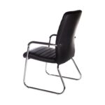 Poltrona para Escritório Interlocutor ATREUS Estofada – Cor Preto – PMD – 32882 VILLA Móveis para Escritório Cadeiras Fixas 9