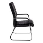 Poltrona para Escritório Interlocutor ATREUS Estofada – Cor Preto – PMD – 32882 VILLA Móveis para Escritório Cadeiras Fixas 8
