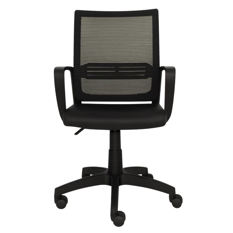 Cadeira de Escritório Diretor Tela MAYA c/ braço – Cor Preto – 34029 VILLA Móveis para Escritório Cadeira de Tela 4