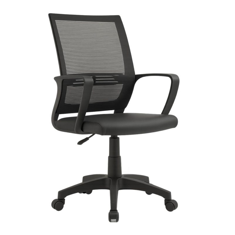 Cadeira de Escritório Diretor Tela MAYA c/ braço – Cor Preto – 34029 VILLA Móveis para Escritório Cadeira de Tela 6