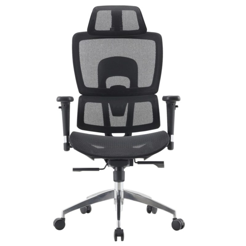 Cadeira de Escritório Presidente Tela ÉVORA – Cor Preto – 30065 VILLA Móveis para Escritório Cadeira de Tela 4