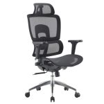 Cadeira de Escritório Presidente Tela ÉVORA – Cor Preto – 30065 VILLA Móveis para Escritório Cadeira de Tela 9