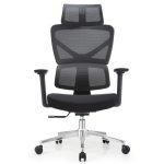 Cadeira de Escritório Presidente Tela TITAN – Cor Preto – 30067 VILLA Móveis para Escritório Cadeira de Tela 14