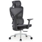 Cadeira de Escritório Presidente Tela TITAN – Cor Preto – 30067 VILLA Móveis para Escritório Cadeira de Tela 12