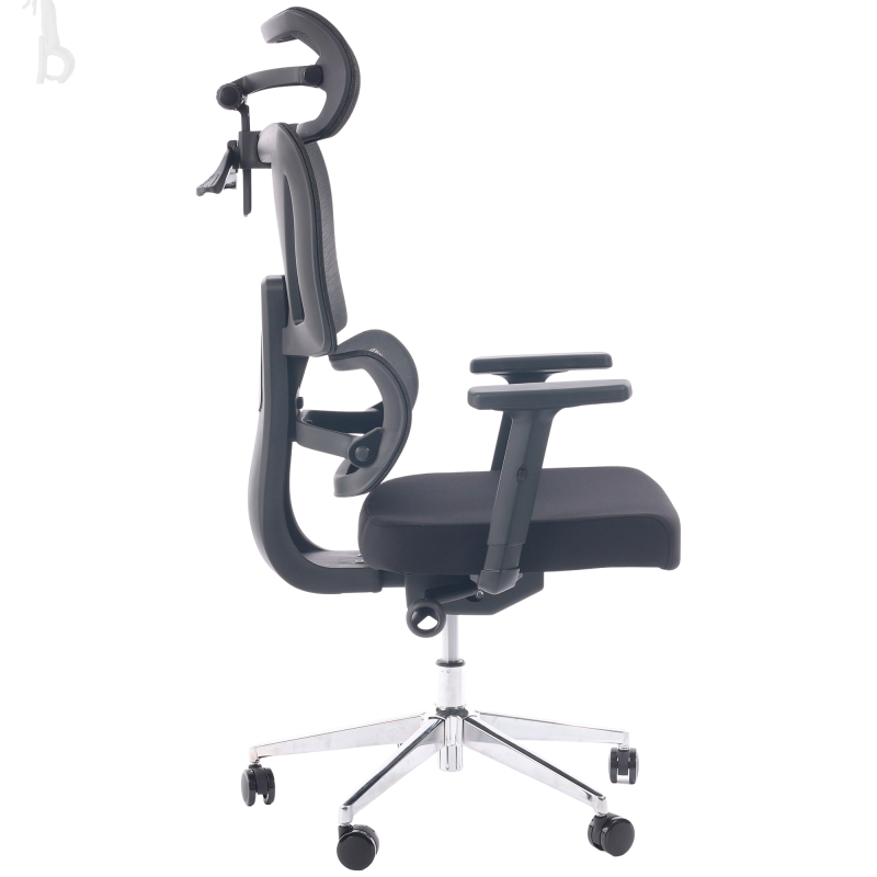 Cadeira de Escritório Presidente Tela ÉDON – Cor Preto – 30066 VILLA Móveis para Escritório Cadeira de Tela 4