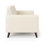 Poltrona para Escritório ROMA 02 Lugar – Corino – Cor NUDE – 60071 VILLA Móveis para Escritório Sofá Escritório 9