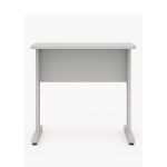 Mesa Escritório 0,80×0,60m – JOB – CINZA/CINZA – 43087 VILLA Móveis para Escritório JOB Cinza 15 mm 8