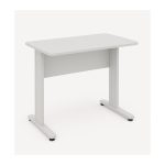 Mesa Escritório 0,80×0,60m – JOB – CINZA/CINZA – 43087 VILLA Móveis para Escritório JOB Cinza 15 mm 7