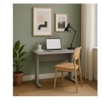 Mesa Escritório 0,80×0,60m – JOB – CINZA/CINZA – 43087 VILLA Móveis para Escritório JOB Cinza 15 mm 11