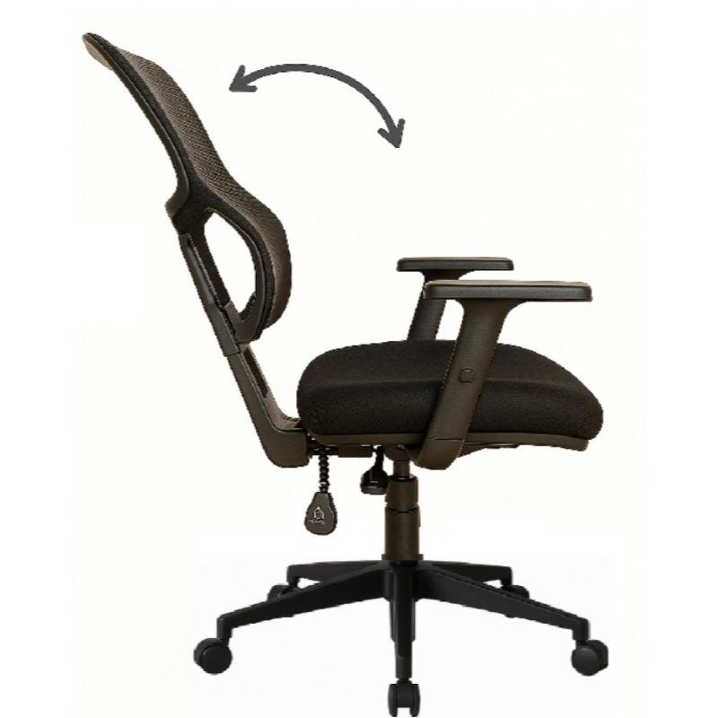 Cadeira de Escritório Tela PRYUS Back System – Cor Preto – 20099 VILLA Móveis para Escritório Cadeira de Tela 6