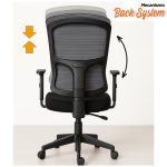Cadeira de Escritório Tela PRYUS Back System – Cor Preto – 20099 VILLA Móveis para Escritório Cadeira de Tela 13