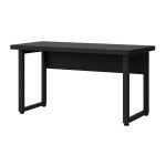 Mesa Escritório PÉ QUADRO – 1,20×0,60m – S/ Gavetas – PRETO / PRETO – 26001 VILLA Móveis para Escritório Linha 40mm Preto / Preto 12