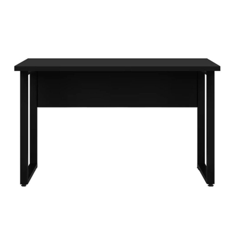Mesa Escritório PÉ QUADRO – 1,70×0,70m – S/ Gavetas – PRETO / PRETO – 26003 VILLA Móveis para Escritório Linha 40mm Preto / Preto 3