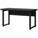 Mesa Escritório PÉ QUADRO – 1,70×0,70m – S/ Gavetas – PRETO / PRETO – 26003 VILLA Móveis para Escritório Linha 40mm Preto / Preto 11