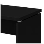 Mesa Escritório 1,50×0,60m – S/ Gavetas – PRETO/PRETO – 26006 VILLA Móveis para Escritório Linha 40mm Preto / Preto 14