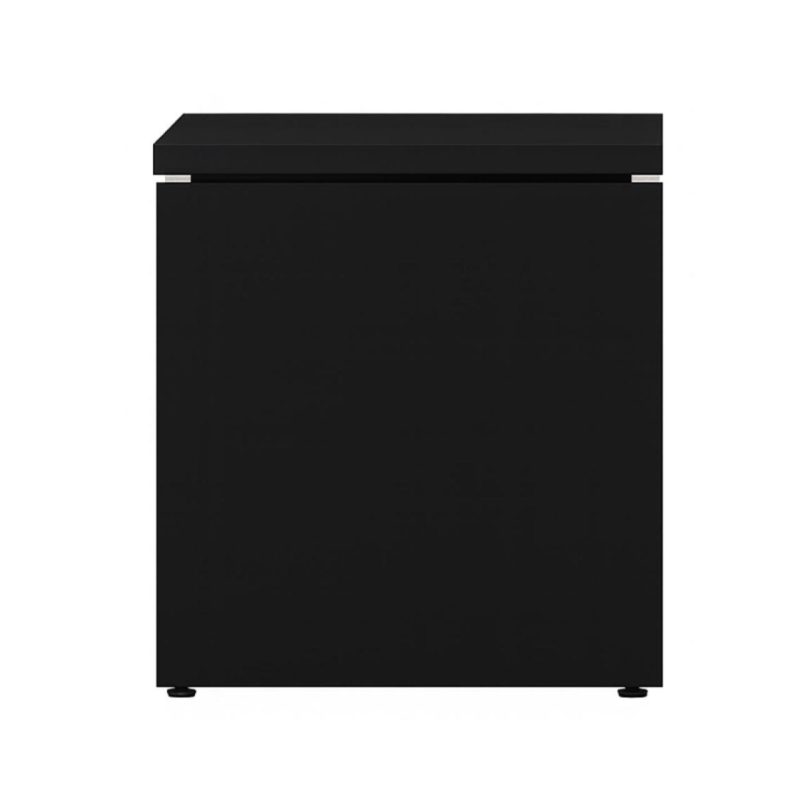 Mesa Escritório 1,70×0,70m – S/ Gavetas – PRETO/PRETO – 26007 VILLA Móveis para Escritório Linha 40mm Preto / Preto 3