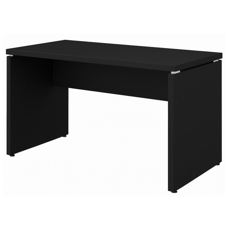 Mesa Escritório 1,70×0,70m – S/ Gavetas – PRETO/PRETO – 26007 VILLA Móveis para Escritório Linha 40mm Preto / Preto 5