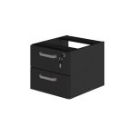 Gaveteiro suspenso – PRETO/PRETO – 26008 VILLA Móveis para Escritório Linha 40mm Preto / Preto 7