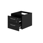 Gaveteiro suspenso – PRETO/PRETO – 26008 VILLA Móveis para Escritório Linha 40mm Preto / Preto 6