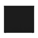 Armário Baixo com Prateleiras Internas – MDP Preto – 26030 VILLA Móveis para Escritório Linha 40mm Preto / Preto 18