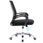 Cadeira para Escritório Tela OZY com Braço – Cor Preta – 30055 VILLA Móveis para Escritório Cadeira de Tela 10